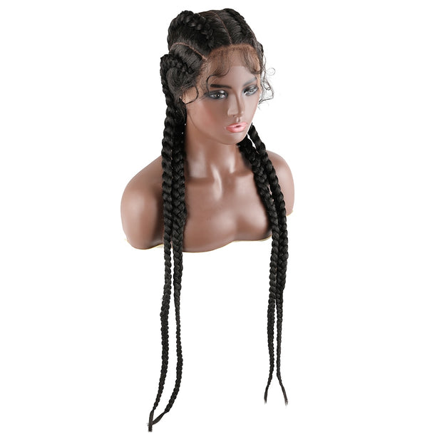 Box Braid Synthetic Lace Front Wigs