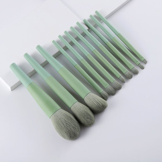 11/8pcs Natural Hair Makeup Brush Set