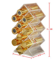 360 Degree Rotation Transparent Cosmetics Organizer