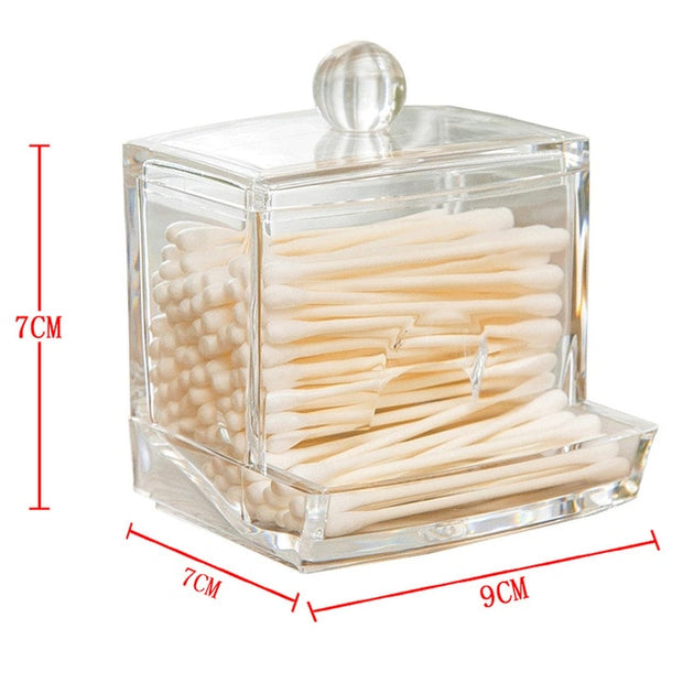 360 Degree Rotation Transparent Cosmetics Organizer