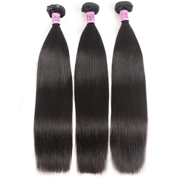Brazilian Bone Straight Hair Bundles 100% Human Hair