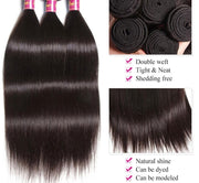 Brazilian Bone Straight Hair Bundles 100% Human Hair