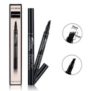 5 Color 4 Forks Eye Brow Pencil Natural Matte Liquid Tint Makeup