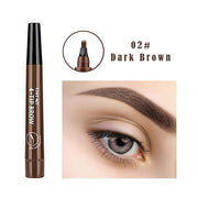 5 Color 4 Forks Eye Brow Pencil Natural Matte Liquid Tint Makeup