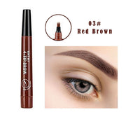 5 Color 4 Forks Eye Brow Pencil Natural Matte Liquid Tint Makeup