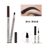 5 Color 4 Forks Eye Brow Pencil Natural Matte Liquid Tint Makeup