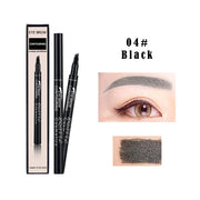 5 Color 4 Forks Eye Brow Pencil Natural Matte Liquid Tint Makeup