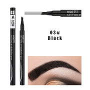 5 Color 4 Forks Eye Brow Pencil Natural Matte Liquid Tint Makeup