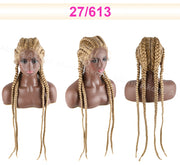 Box Braid Synthetic Lace Front Wigs