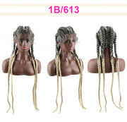 Box Braid Synthetic Lace Front Wigs