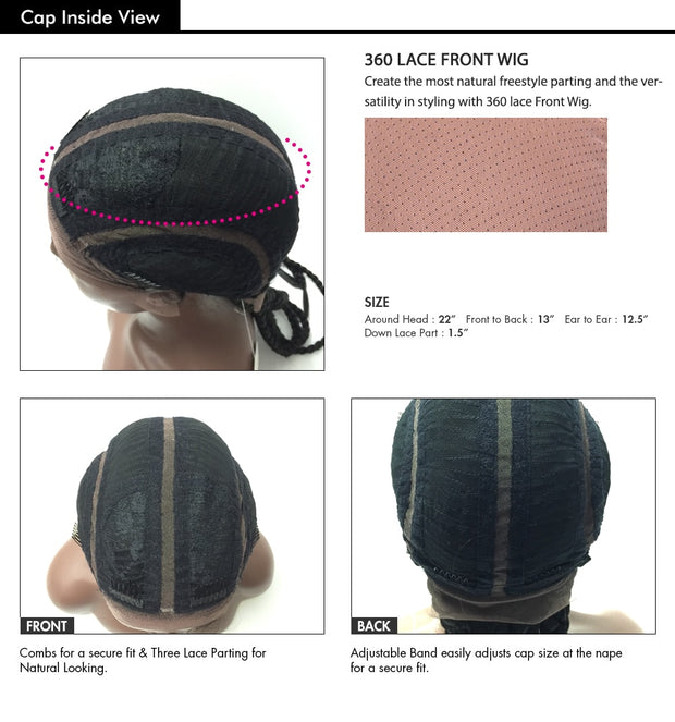 Box Braid Synthetic Lace Front Wigs