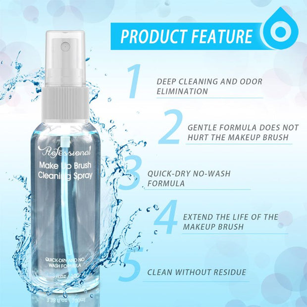 Professional Makeup Brush Cleaner Spray
