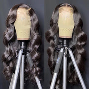 Body Wave Lace Front Human Hair Pre Plucked Wigs (150 Density)
