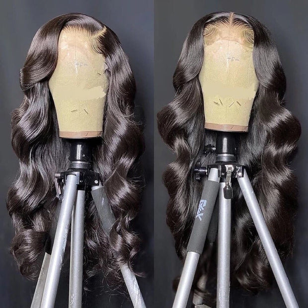 Body Wave Lace Front Human Hair Pre Plucked Wigs (150 Density)