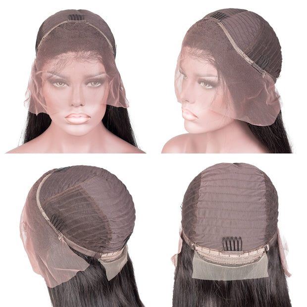 Body Wave Lace Front Human Hair Pre Plucked Wigs (150 Density)