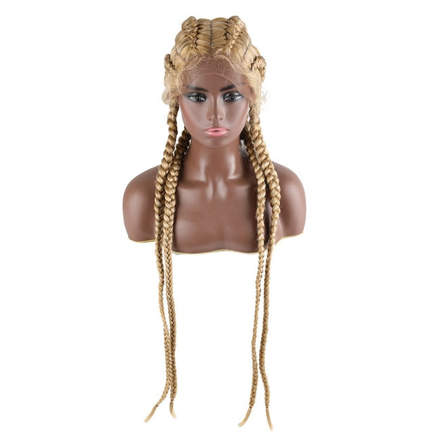 Box Braid Synthetic Lace Front Wigs