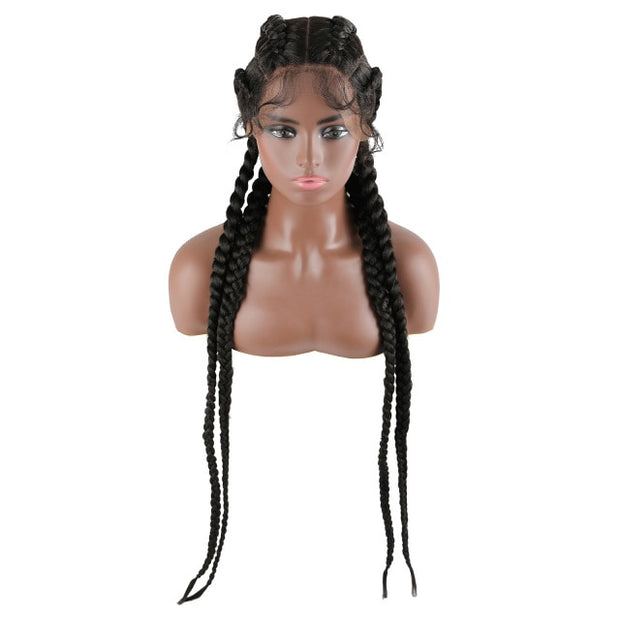 Box Braid Synthetic Lace Front Wigs