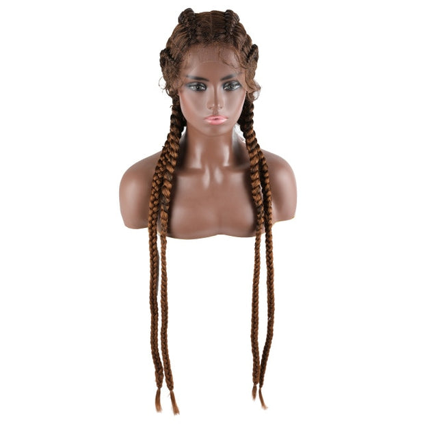 Box Braid Synthetic Lace Front Wigs