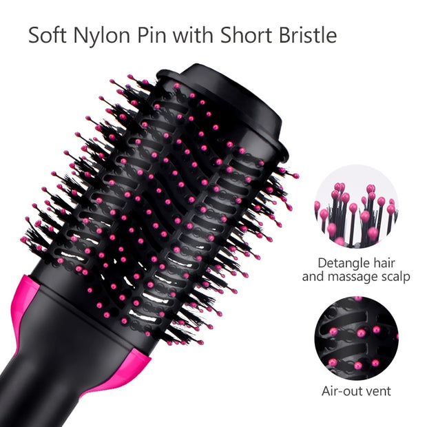 Hair Dryer Straightener Curler Brush