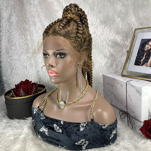 Braided 360 Lace Frontal Wigs