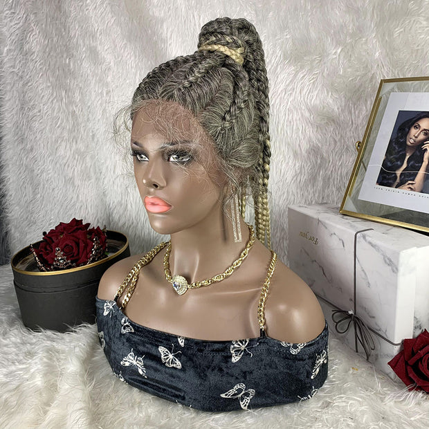Braided 360 Lace Frontal Wigs