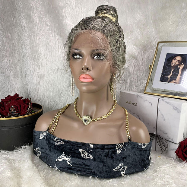 Braided 360 Lace Frontal Wigs