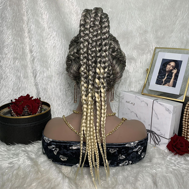 Braided 360 Lace Frontal Wigs