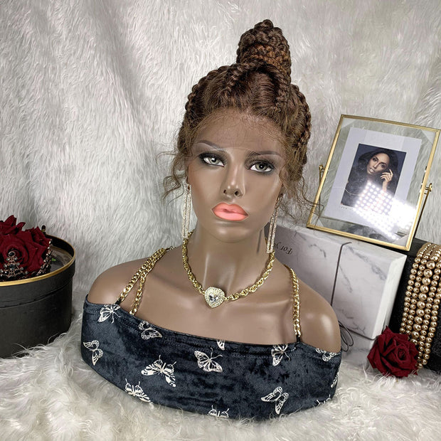 Braided 360 Lace Frontal Wigs