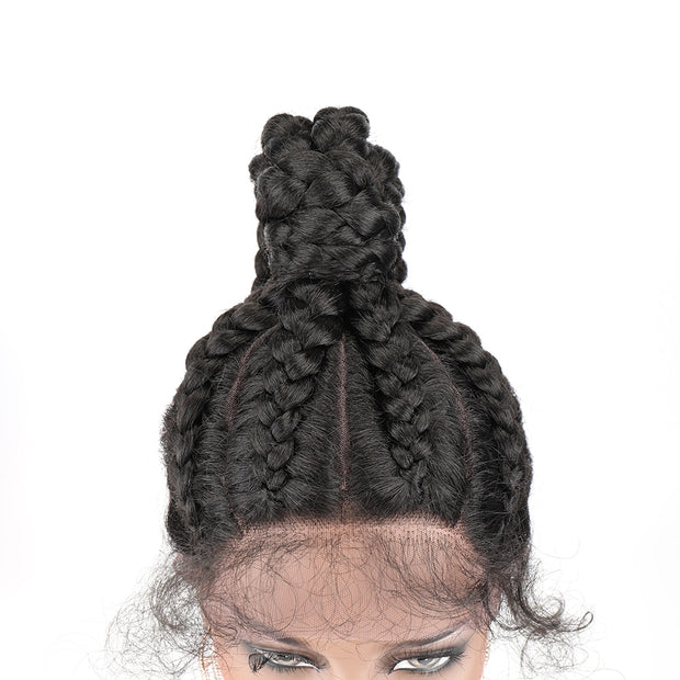 Braided 360 Lace Frontal Wigs