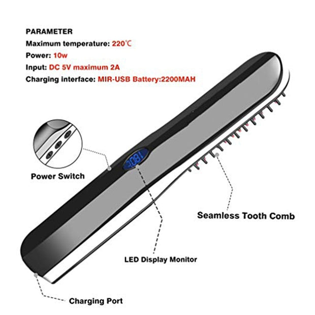 Cordless Beard Straightener