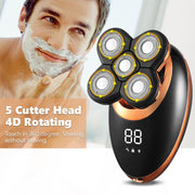 Waterproof Electric Shaver Razor for Men Beard