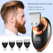 Waterproof Electric Shaver Razor for Men Beard