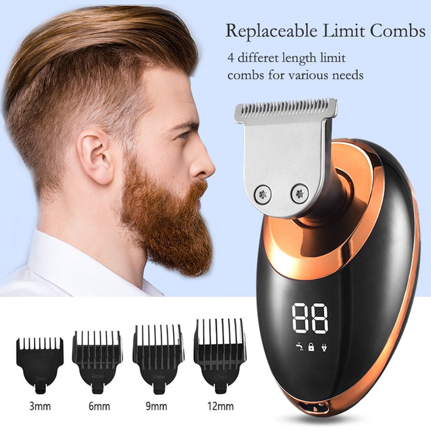 Waterproof Electric Shaver Razor for Men Beard