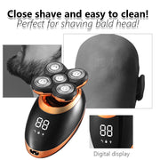 Waterproof Electric Shaver Razor for Men Beard