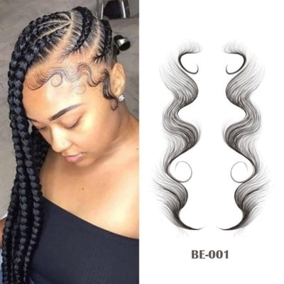Baby Hair Tattoo Sticker 15 Styles