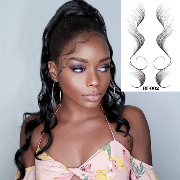 Baby Hair Tattoo Sticker 15 Styles