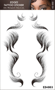 Baby Hair Tattoo Sticker 15 Styles