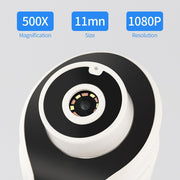 Visual Blackhead Vacuum Suction with Microscope Camera