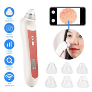 Visual Blackhead Vacuum Suction with Microscope Camera
