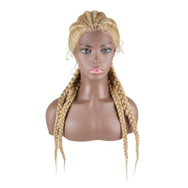 Box Braid Synthetic Lace Front Wigs