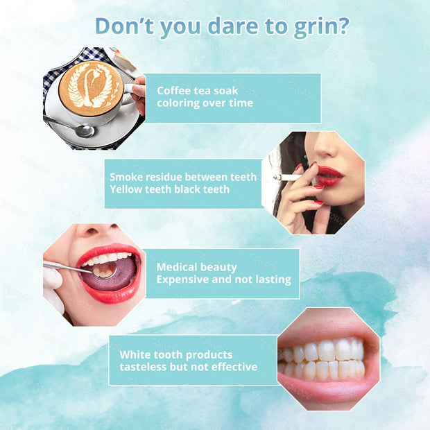 LED Dental Bleaching Teeth Whitening Kit