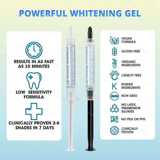 LED Dental Bleaching Teeth Whitening Kit