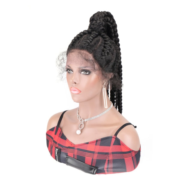 Braided 360 Lace Frontal Wigs