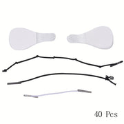 40Pcs/Set Face Lift Stickers V-Shape Adhesive Tape
