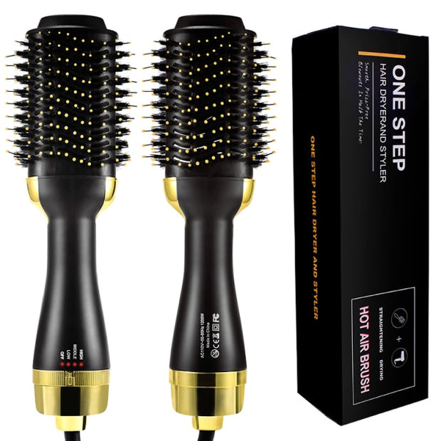 Hair Dryer Straightener Curler Brush