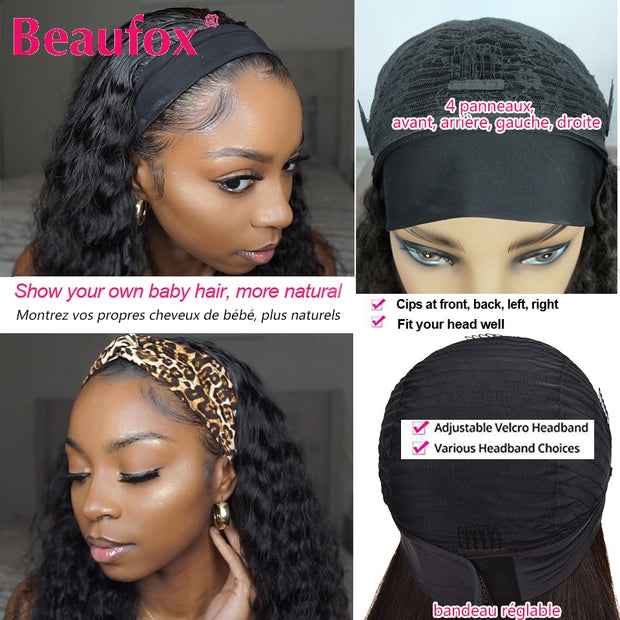 Highlight Water Wave Headband Wig (150 Density)