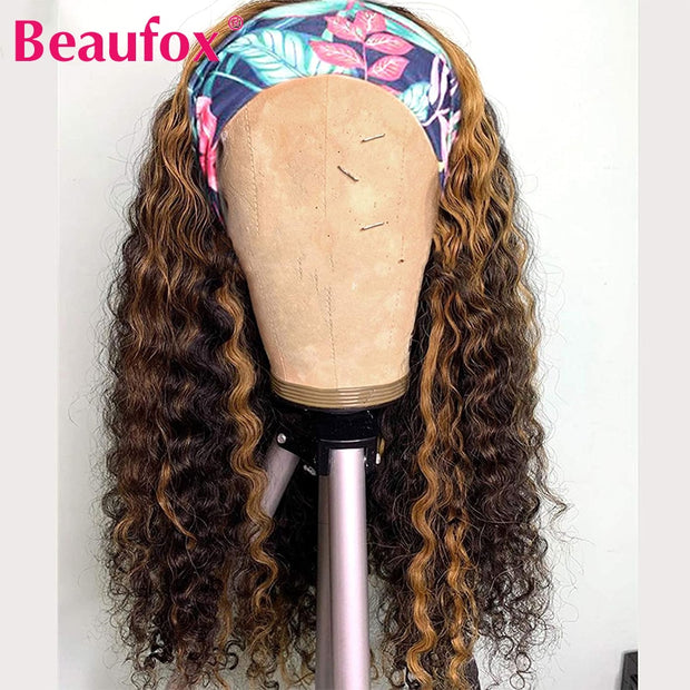 Highlight Water Wave Headband Wig (150 Density)