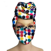 New 2 Pieces Set African Head Wrap Turban