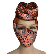 New 2 Pieces Set African Head Wrap Turban