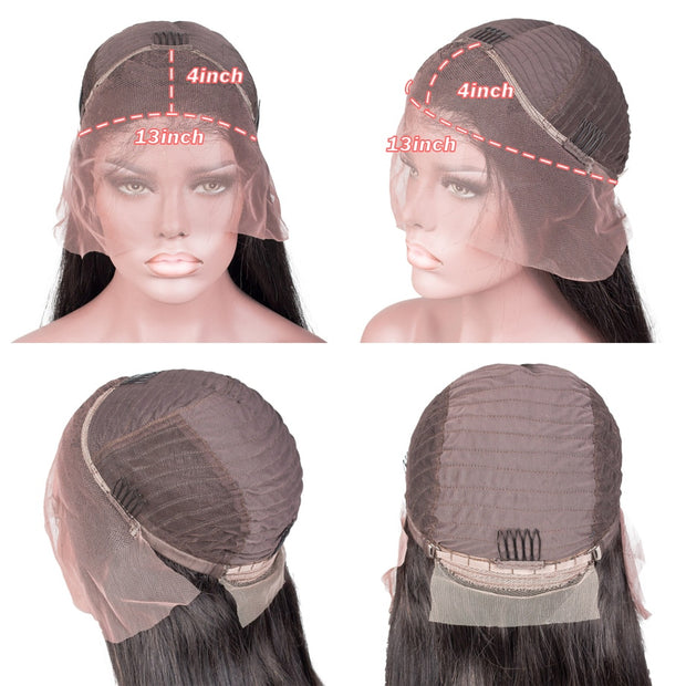 Deep Wave Lace Front Human Hair Wigs